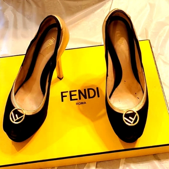 Fendi Shoes Authentic Fendi Heels Open Toes Platform Poshmark